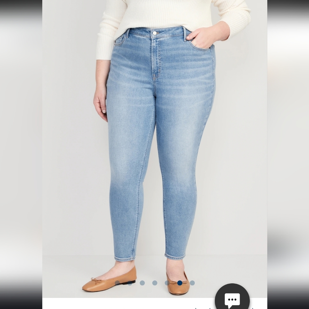 Old Navy Women's Light Blue Skinny Jeans